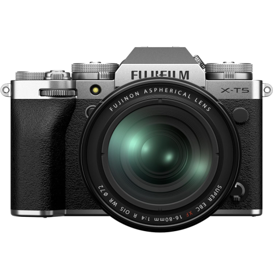 FUJIFILM X-T5 Silver with XF16-80mm Lens Kit